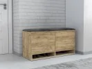 Wizualizacja szafka Kansas craft siedzisko szare
