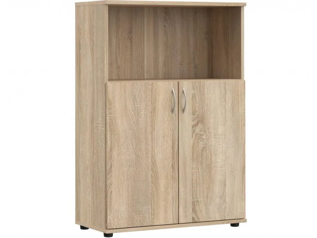 Regał na dokumenty drzwiczki półka S37 biały, sonoma, wenge, dąb craft