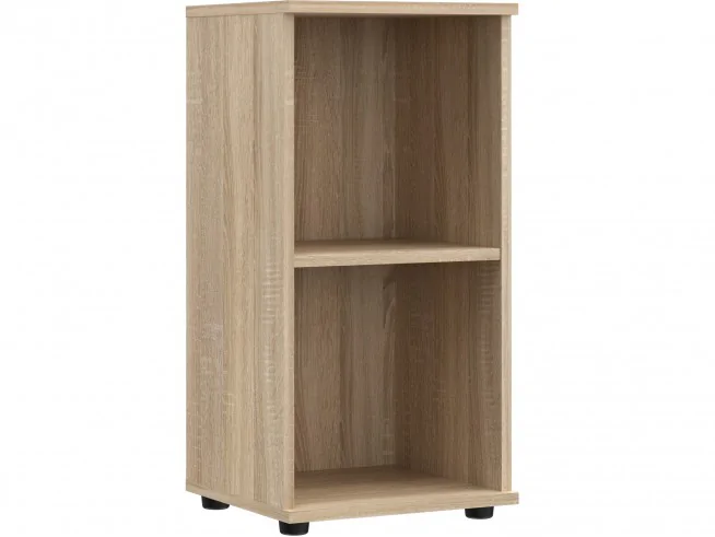 Regał otwarty półki biurowy S49 biały, sonoma, wenge, dąb craft