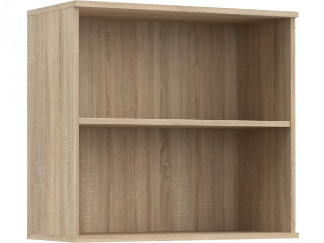 Regał z półkami otwarty biurowy S56 biały, sonoma, wenge, dąb craft