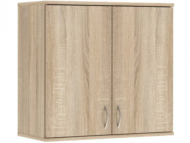 Regał drzwiczkowy biurowy zamykany S57 biały, sonoma, wenge, dąb craft