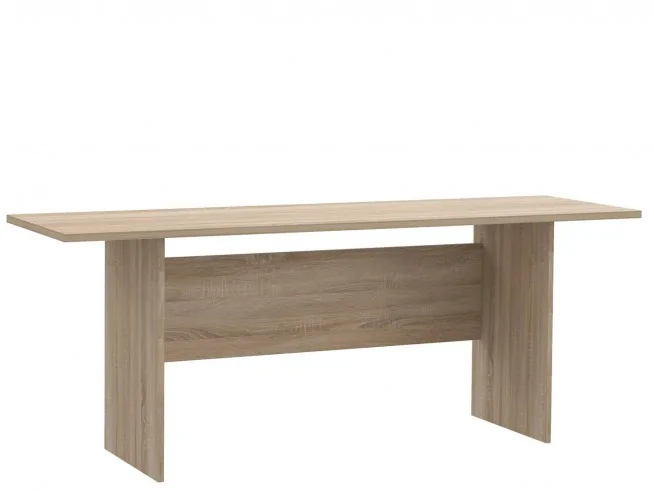 Stół biurowy prosty noga z płyty S71 biały, sonoma, wenge, dąb craft