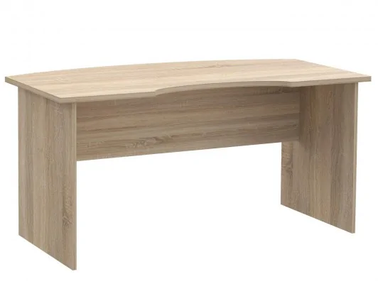 Biurko do biura bez szuflad S72 białe, sonoma, wenge