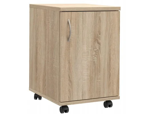Kontener drzwiczkowy biurowy S63 biały, sonoma, wenge, dąb craft