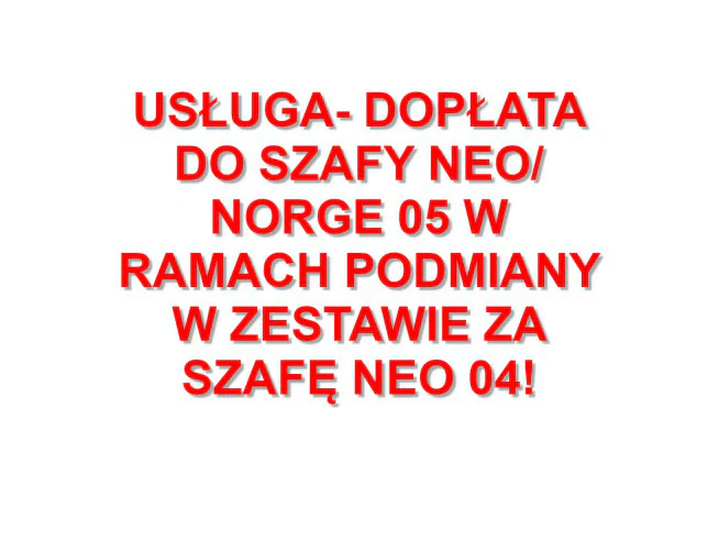 Dopłata do Szafy Neo / Norge 05 - Zestaw mebli