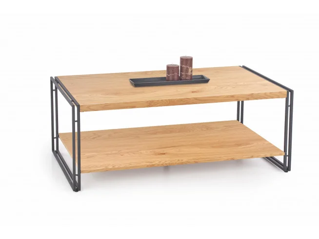 Ława kawowa w stylu loft Choix Dąb-Złoty