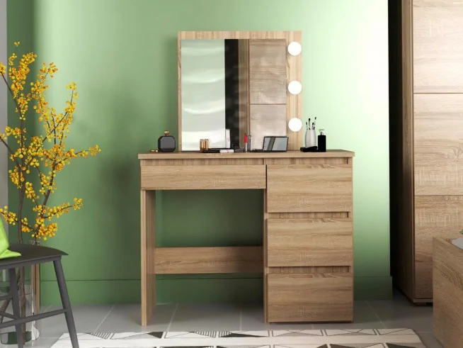 Toaletka do sypialni z żarówkami Beta 3 LED