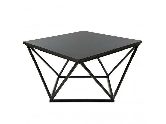 Stolik kawowy Curved 60 cm Czarny