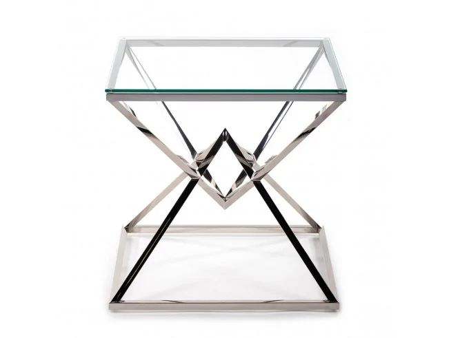 Stolik kawowy Diamanto Srebrny 60 cm