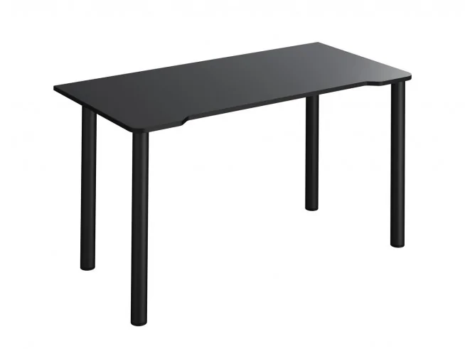 Biurko gamingowe TechDesk BASIC ERGO białe, czarne
