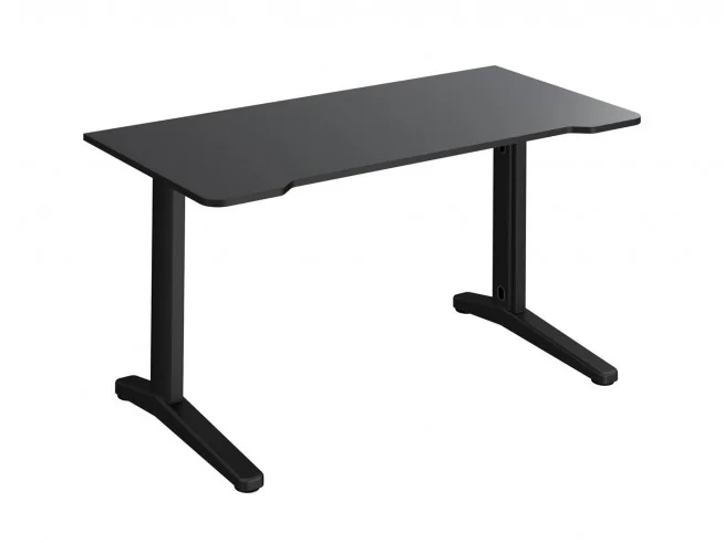 Biurko gamingowe TechDesk SUPREME ERGO białe, czarne