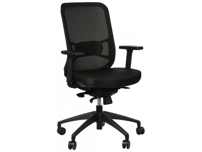 Fotel biurowy ergonomiczny GN-310 czarny, szary